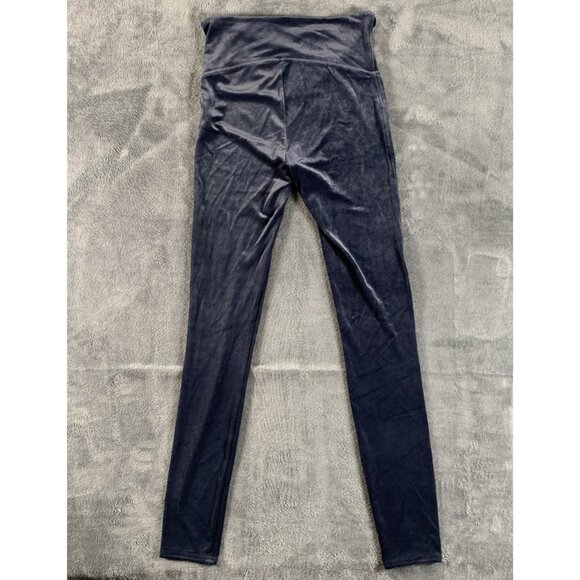 Spanx Velvet Leggings Classic Navy Size Medium Women's NWT - Picture 2 of 7